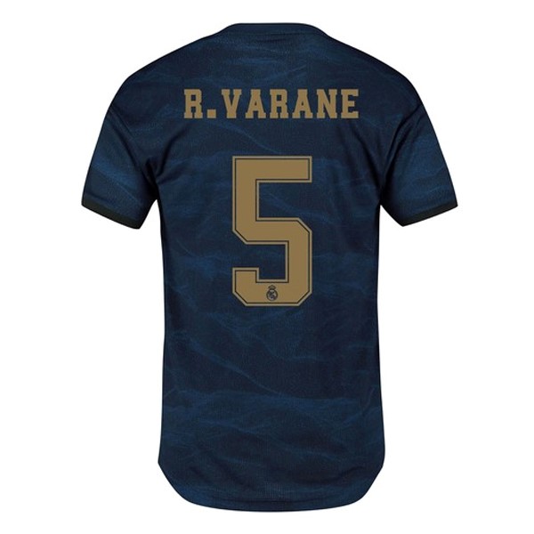 Camiseta Real Madrid NO.5 Varane Segunda equipación 2019-2020 Azul